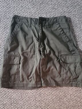 Womens Levis Olive Cargo Shorts